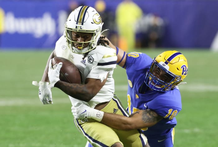 Georgia Tech wide receiver Nate McCollum